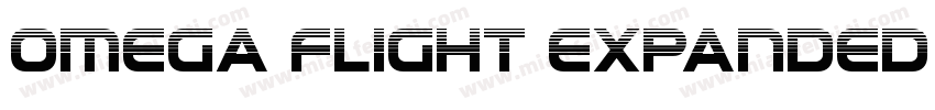 Omega Flight Expanded Regular字体转换